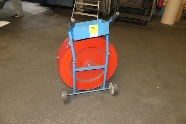 Umreifungswagen mit Rolle